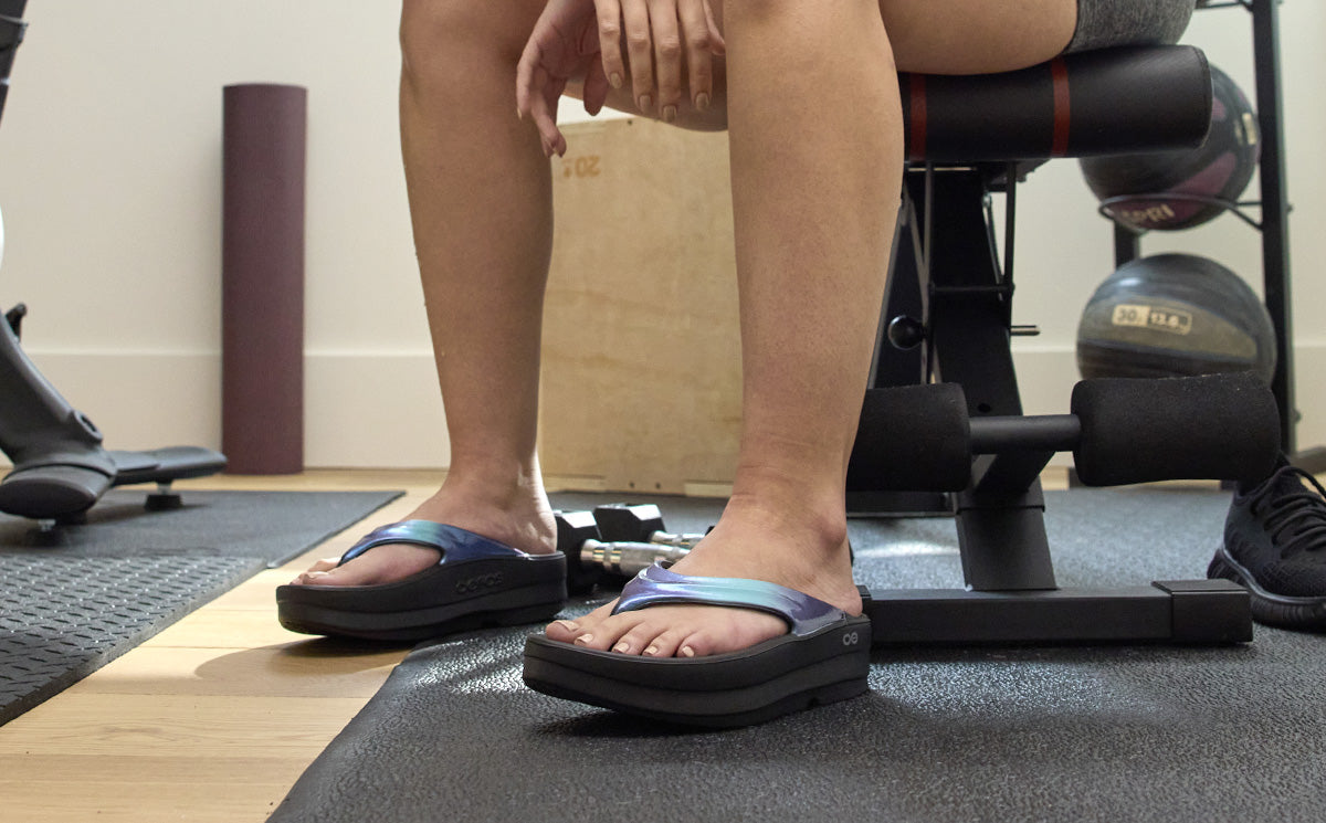 Women's OOmega OOlala Luxe Sandal - Atlantis - Image 4