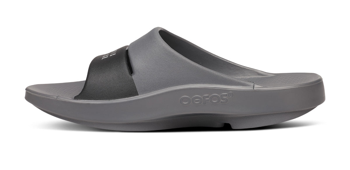 BAUER/OOFOS Men's OOahh Sport Slide Sandal – Slate - Image 4