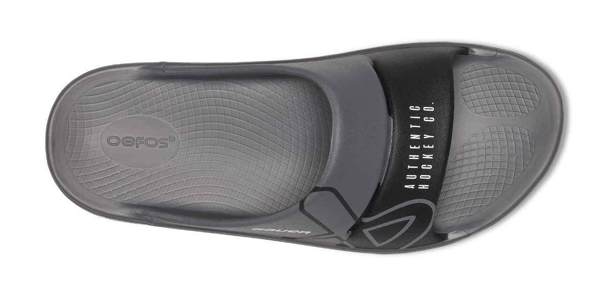 BAUER/OOFOS Men's OOahh Sport Slide Sandal – Slate - Image 6