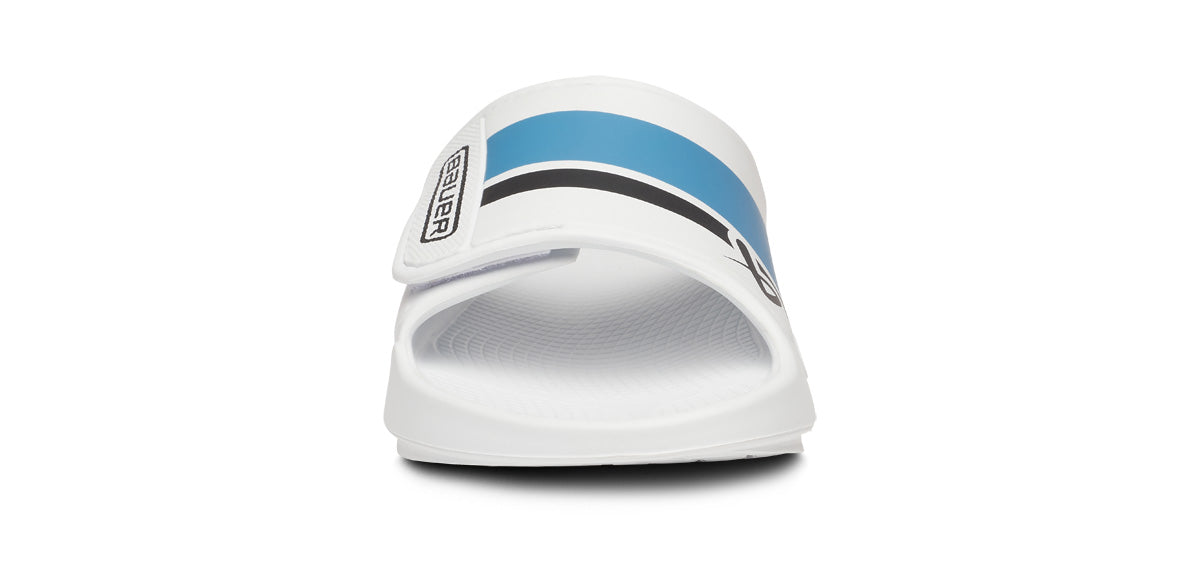 BAUER/OOFOS Men's OOahh Sport Flex Sandal – White - Image 6